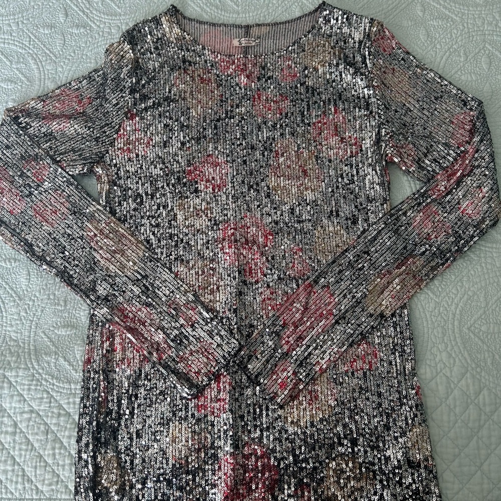 Worn only once sequin blouse.